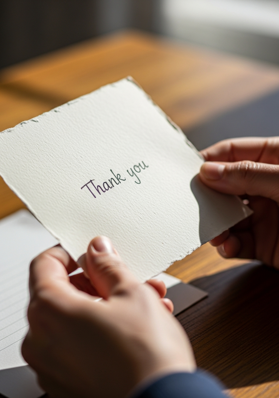 Heartfelt Handwritten Card - 50 teacher Valentine gift ideas