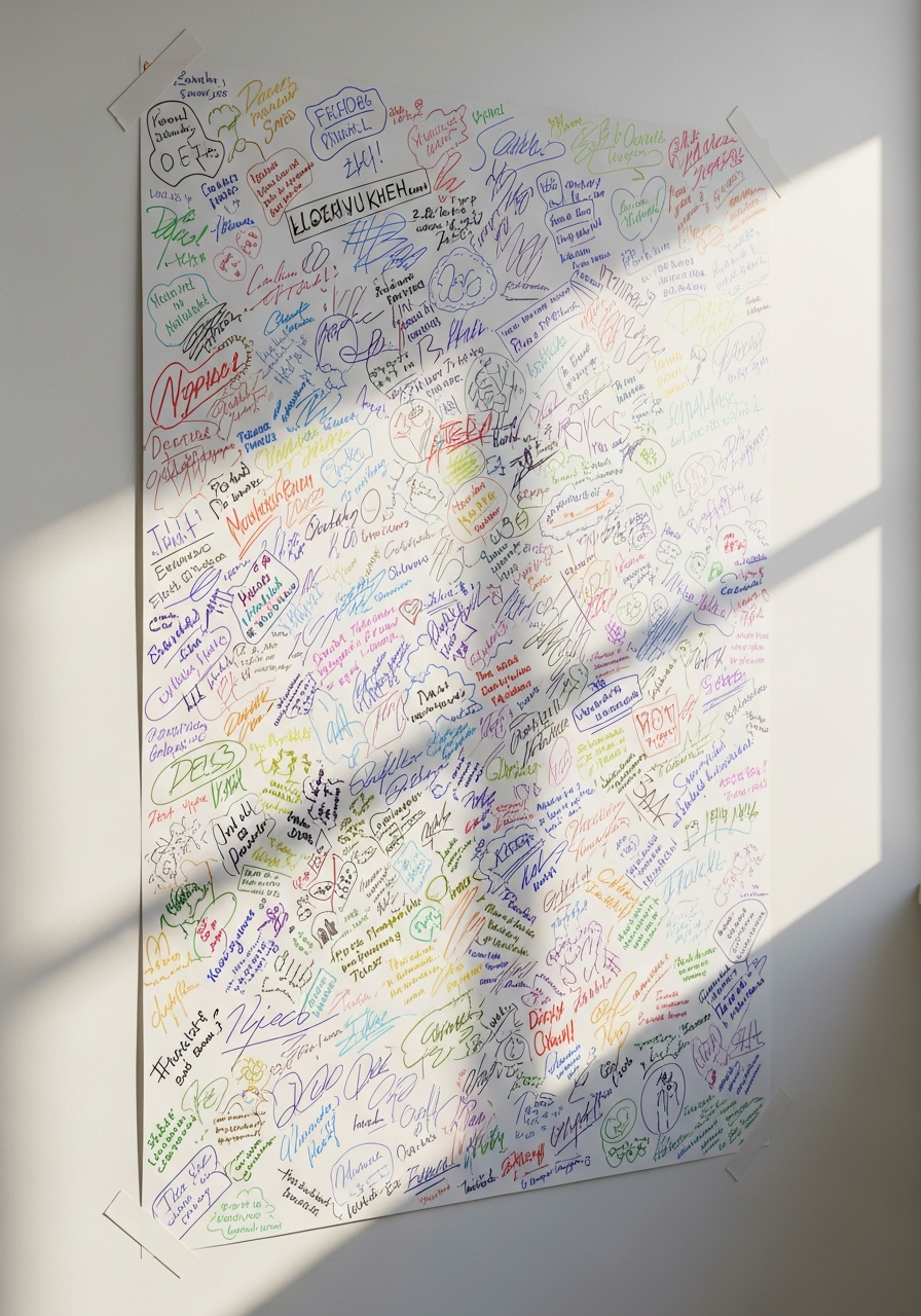 Signed Class Poster - 50 teacher Valentine gift ideas