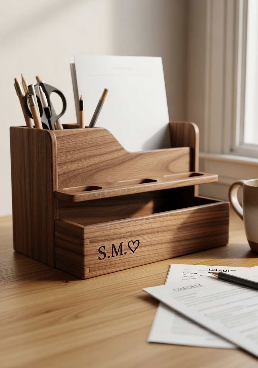 Compact Desk Organizer - 50 teacher Valentine gift ideas