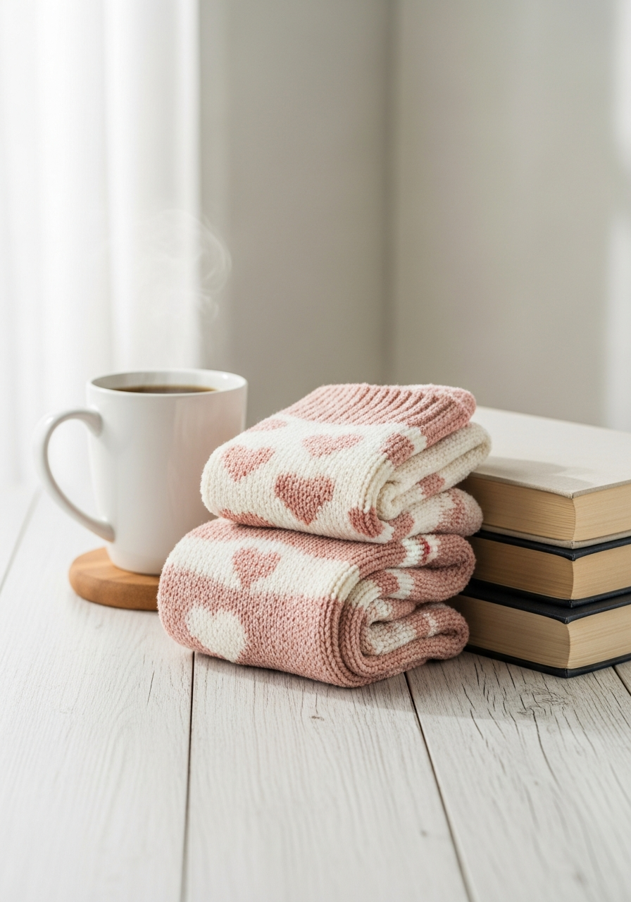 Soft Valentine Socks - 50 teacher Valentine gift ideas