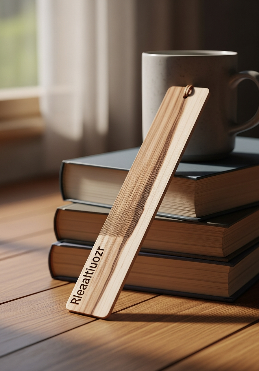 Engraved Wooden Bookmark - 50 teacher Valentine gift ideas