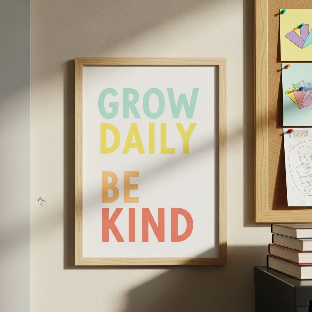 Simple Inspirational Wall Art - 50 Budget-Friendly Teacher Valentine Gifts for a Cozy, Beautiful Classroom