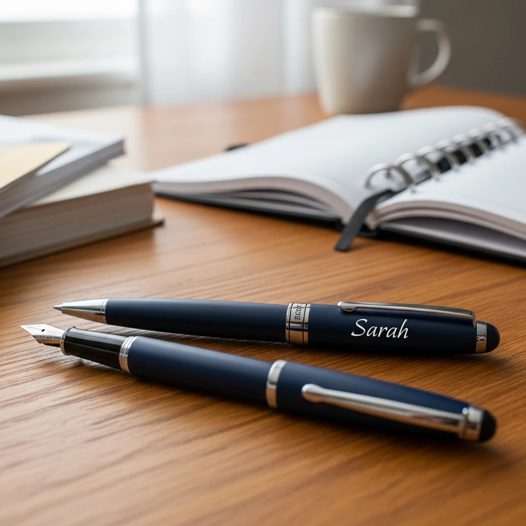 Elegant Personalized Pen Set - 50 Budget-Friendly Teacher Valentine Gifts for a Cozy, Beautiful Classroom