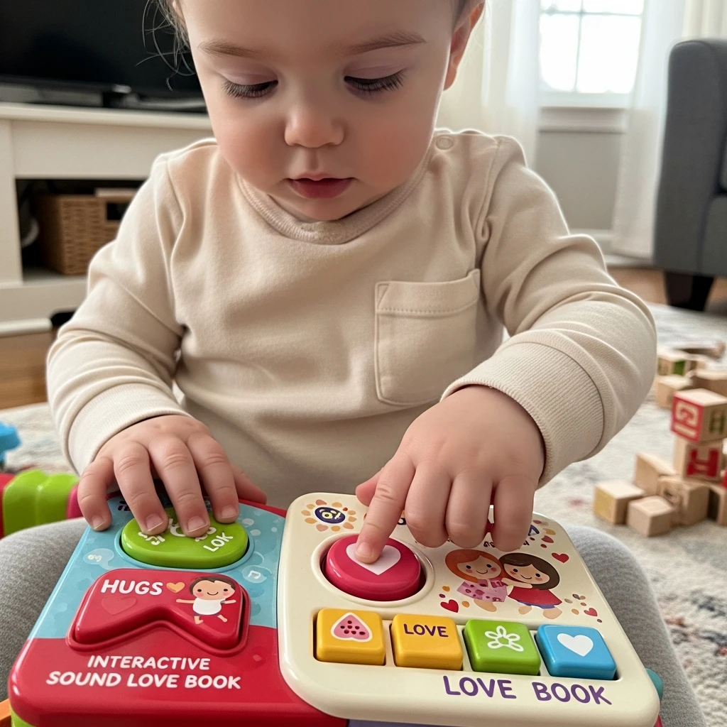 Interactive Sound Love Book - 50 Cozy & Simple Toddler Valentine's Day Gifts That Are Totally Budget-Friendly