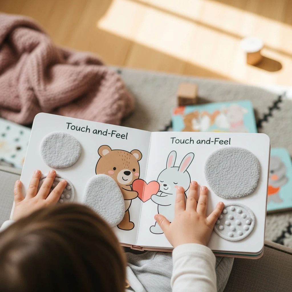 Touch-and-Feel Texture Book - 50 Cozy & Simple Toddler Valentine's Day Gifts That Are Totally Budget-Friendly