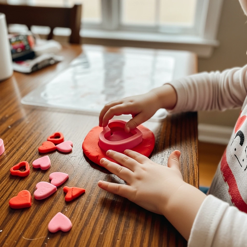 Heart Play Dough Set - 50 Cozy & Simple Toddler Valentine's Day Gifts That Are Totally Budget-Friendly