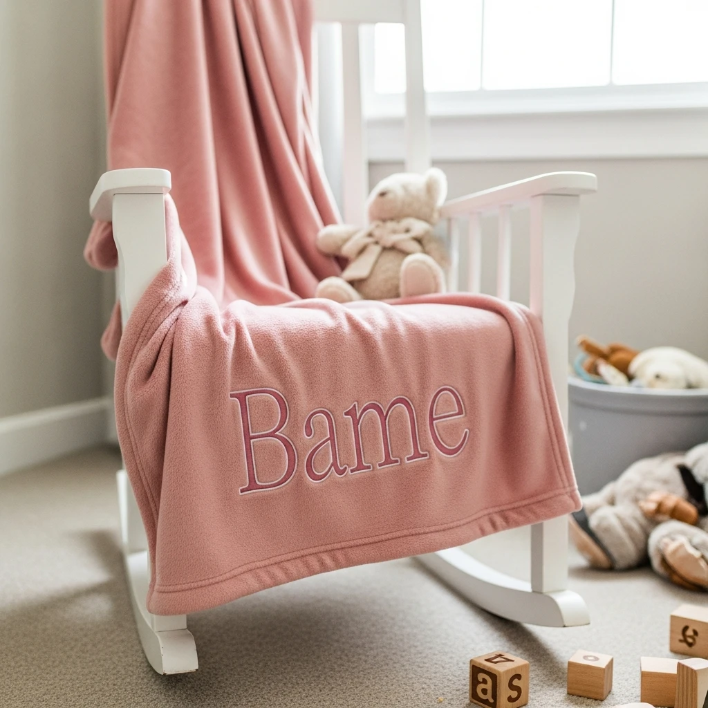 Personalized Cozy Name Blanket - 50 Cozy & Simple Toddler Valentine's Day Gifts That Are Totally Budget-Friendly