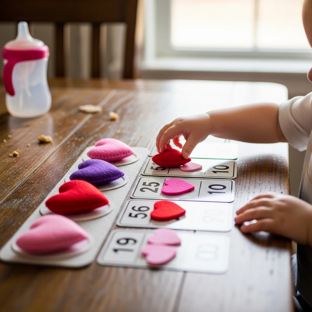 Counting Hearts Learning Set - 50 Cozy & Simple Toddler Valentine's Day Gifts That Are Totally Budget-Friendly
