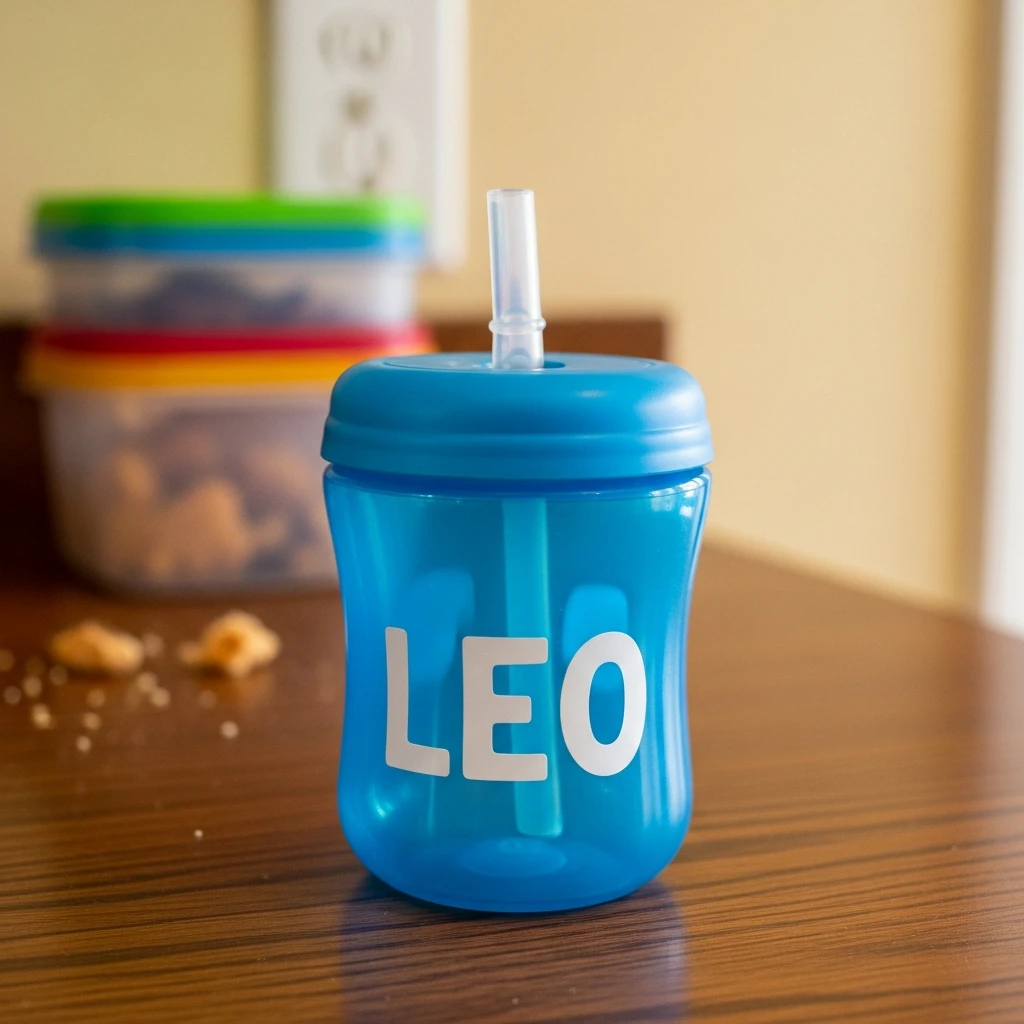 Custom Name Sippy Cup - 50 Cozy & Simple Toddler Valentine's Day Gifts That Are Totally Budget-Friendly