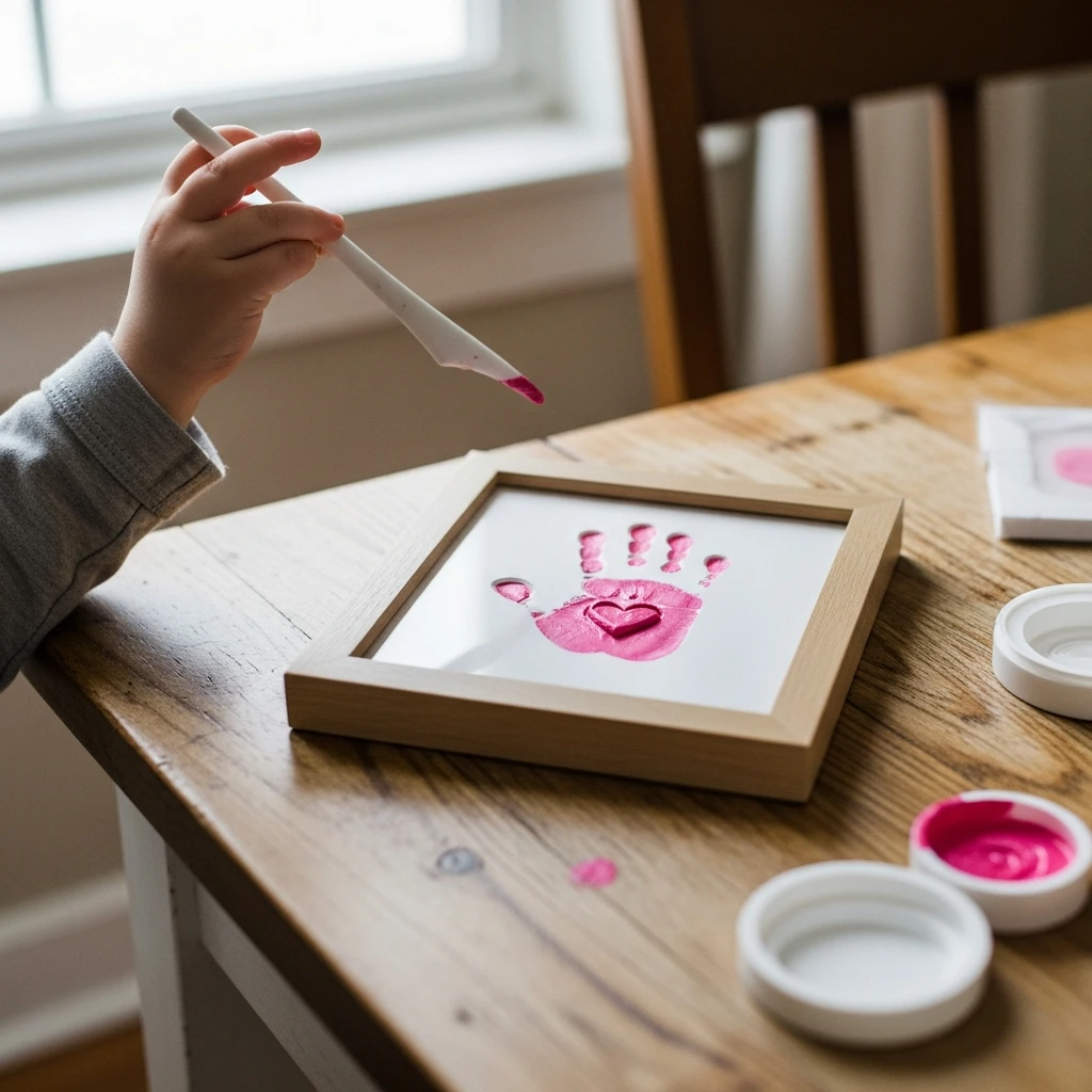 Simple Handprint Craft Kit - 50 Cozy & Simple Toddler Valentine's Day Gifts That Are Totally Budget-Friendly