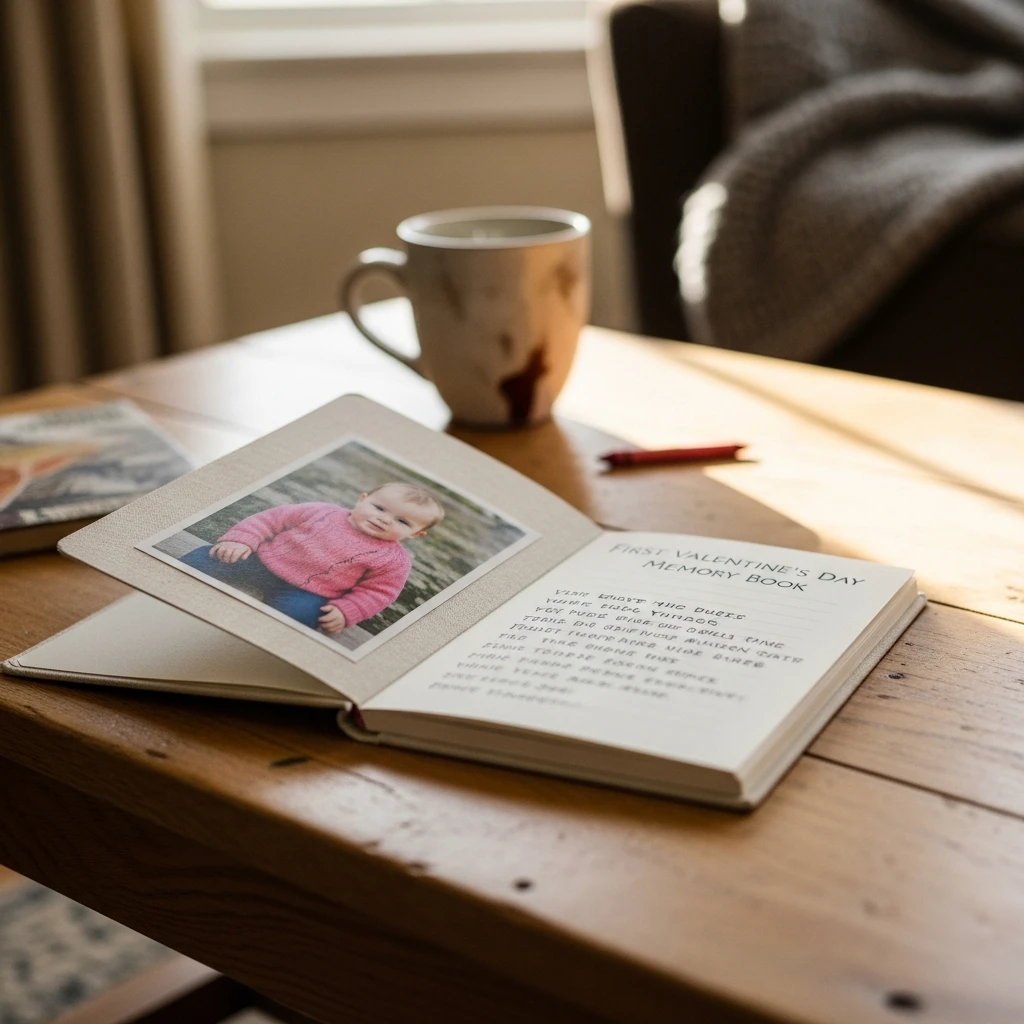 Memory Book First Valentine - 50 Cozy & Simple Toddler Valentine's Day Gifts That Are Totally Budget-Friendly
