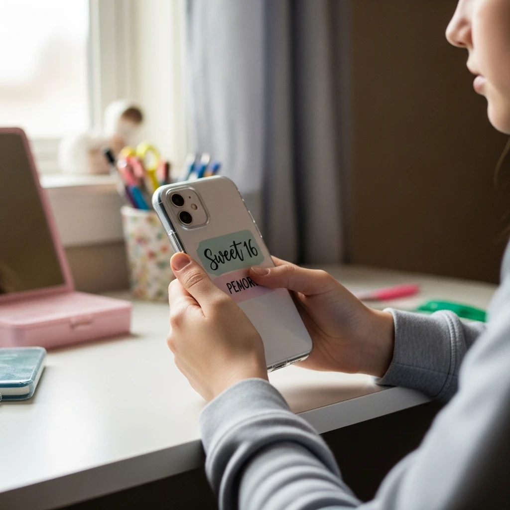 Personalized Phone Style - Beautiful Sweet 16 Gift Ideas That Feel Grown-Up and Budget-Friendly