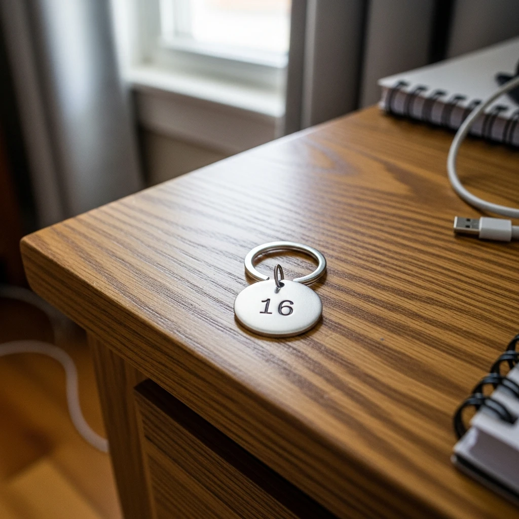 Keepsake Milestone Keychain - Beautiful Sweet 16 Gift Ideas That Feel Grown-Up and Budget-Friendly