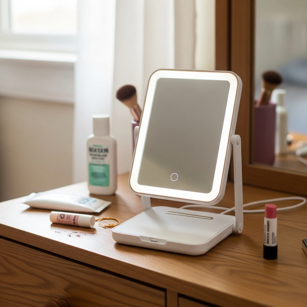 Tri-Fold Makeup Mirror - Beautiful Sweet 16 Gift Ideas That Feel Grown-Up and Budget-Friendly