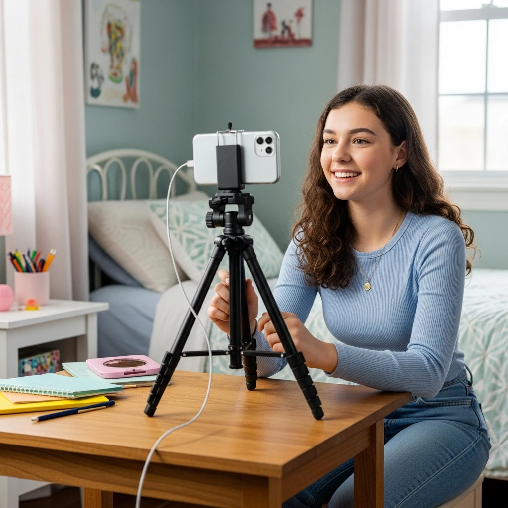 Vlogging Tripod Set - Beautiful Sweet 16 Gift Ideas That Feel Grown-Up and Budget-Friendly