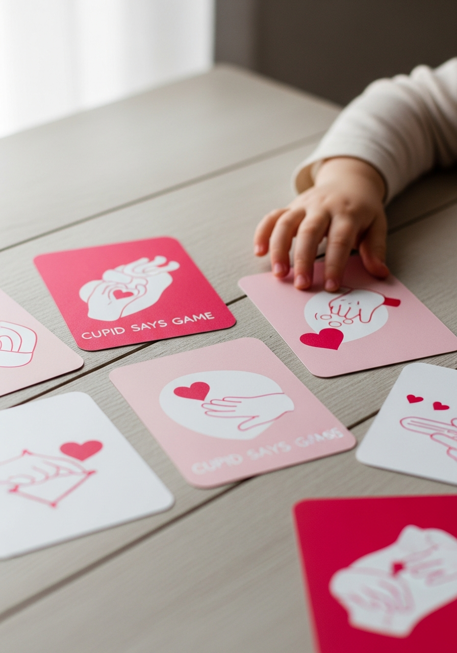 Cupid Says Game - 50 Valentines Party Ideas for Kids That Are Super Fun