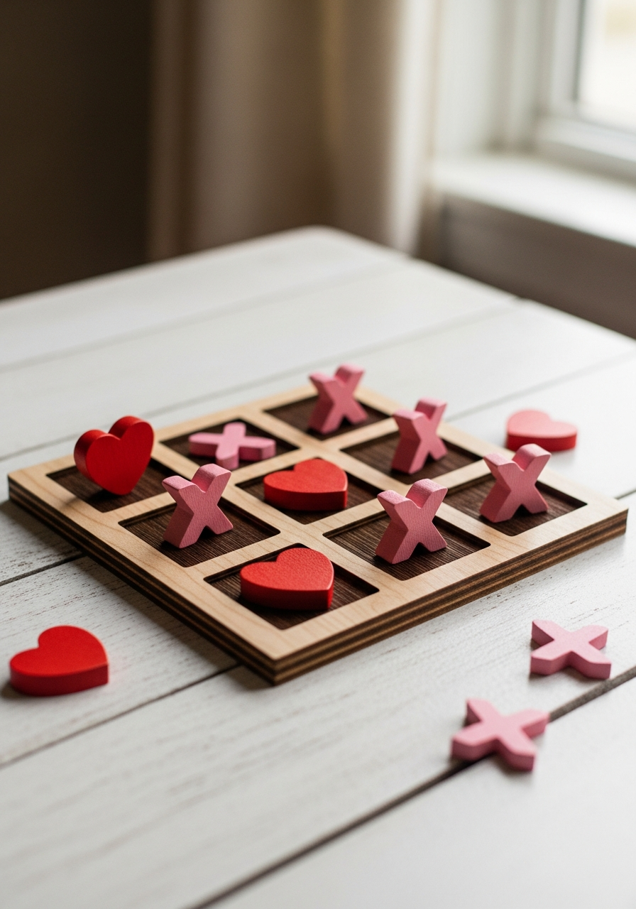 Valentine Tic-Tac-Toe - 50 Valentines Party Ideas for Kids That Are Super Fun