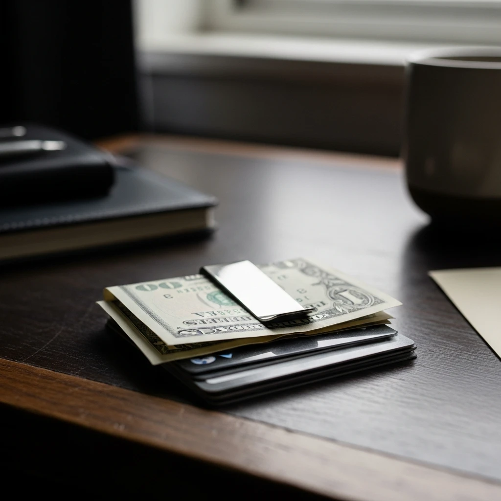 Sleek Money Clip - 50 Beautiful Birthday Gift Ideas for Dad (Budget-Friendly Picks!)