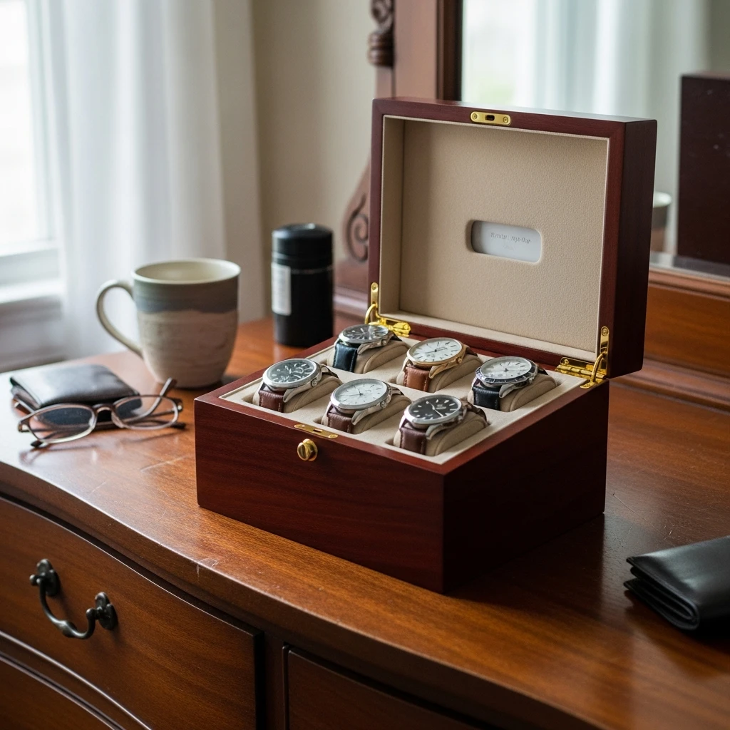 Watch Storage Box - 50 Beautiful Birthday Gift Ideas for Dad (Budget-Friendly Picks!)