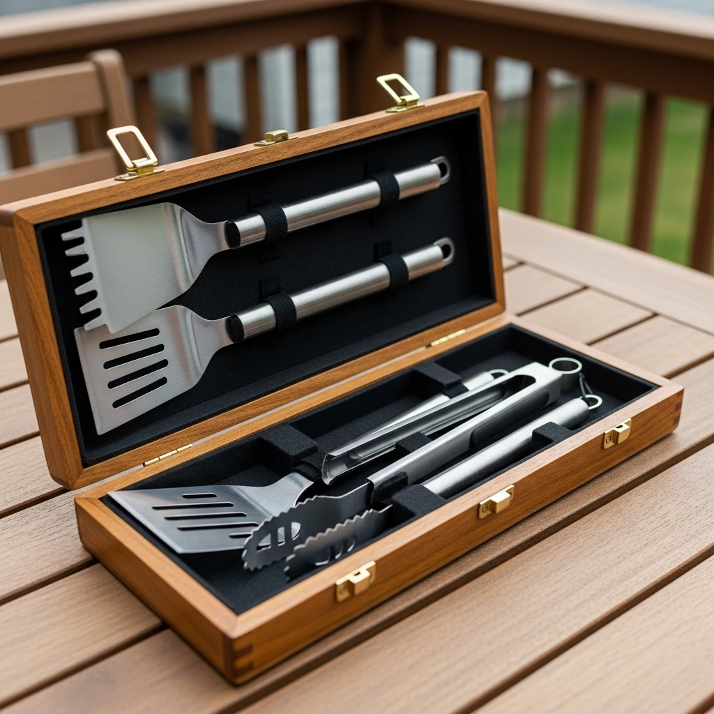 Grill Master BBQ Tool Set - 50 Beautiful Birthday Gift Ideas for Dad (Budget-Friendly Picks!)