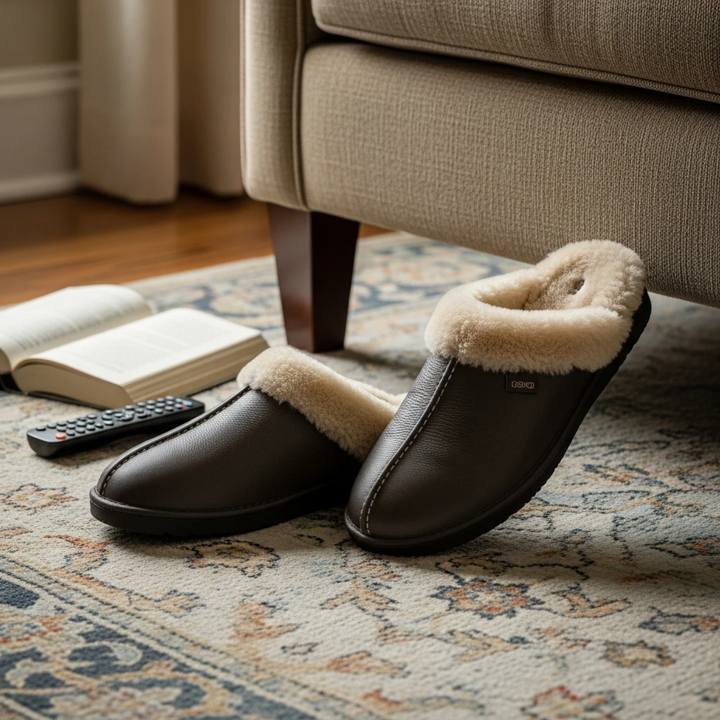 Quality Cozy Slippers - 50 Beautiful Birthday Gift Ideas for Dad (Budget-Friendly Picks!)