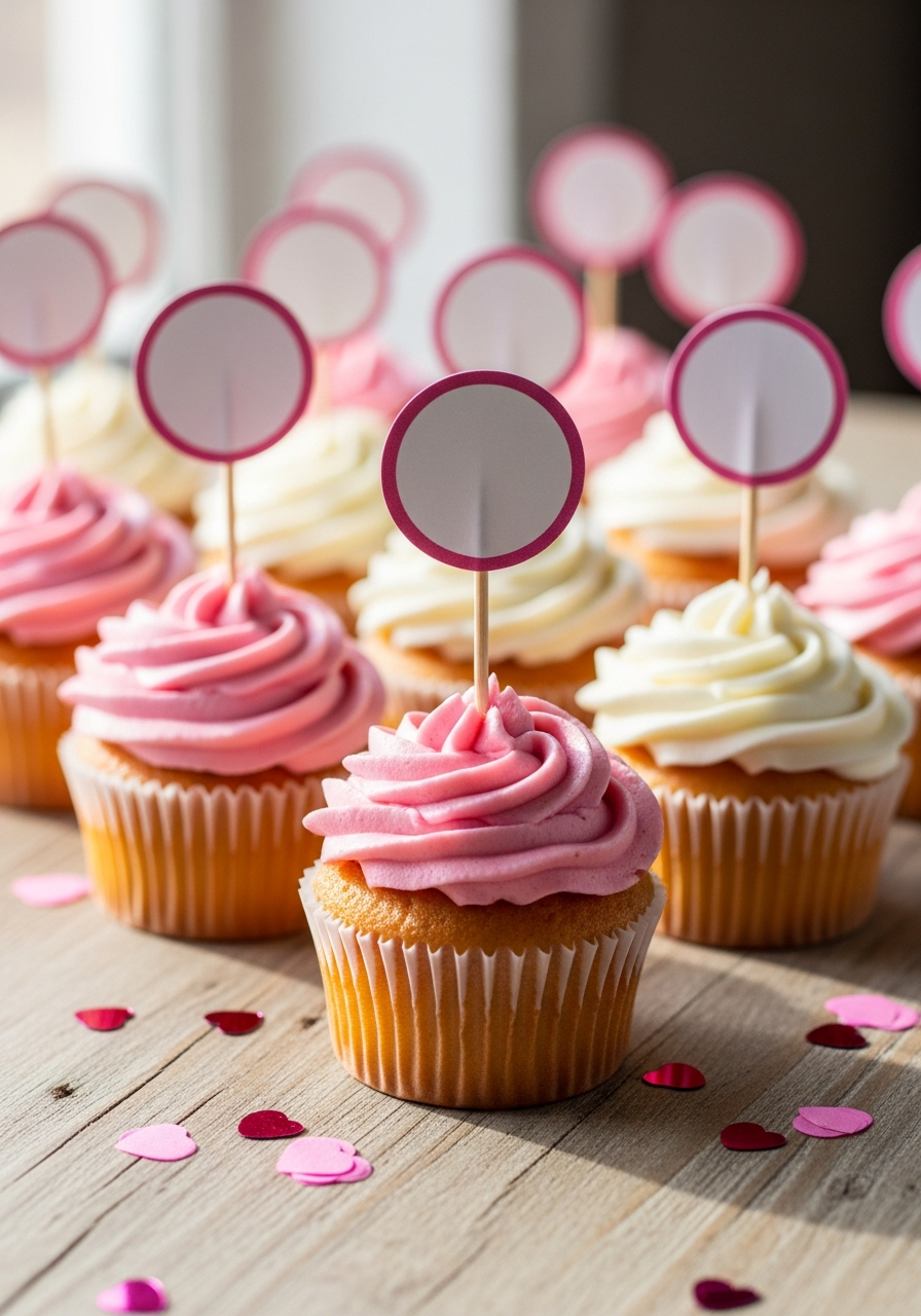 Quote Cupcake Toppers - 50 Galentines Party Decorations DIY Ideas Your Besties Will Love
