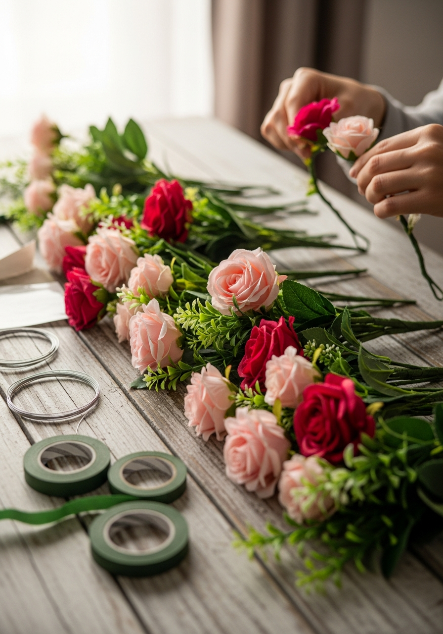 Flower Crown Station - 50 Galentines Party Decorations DIY Ideas Your Besties Will Love