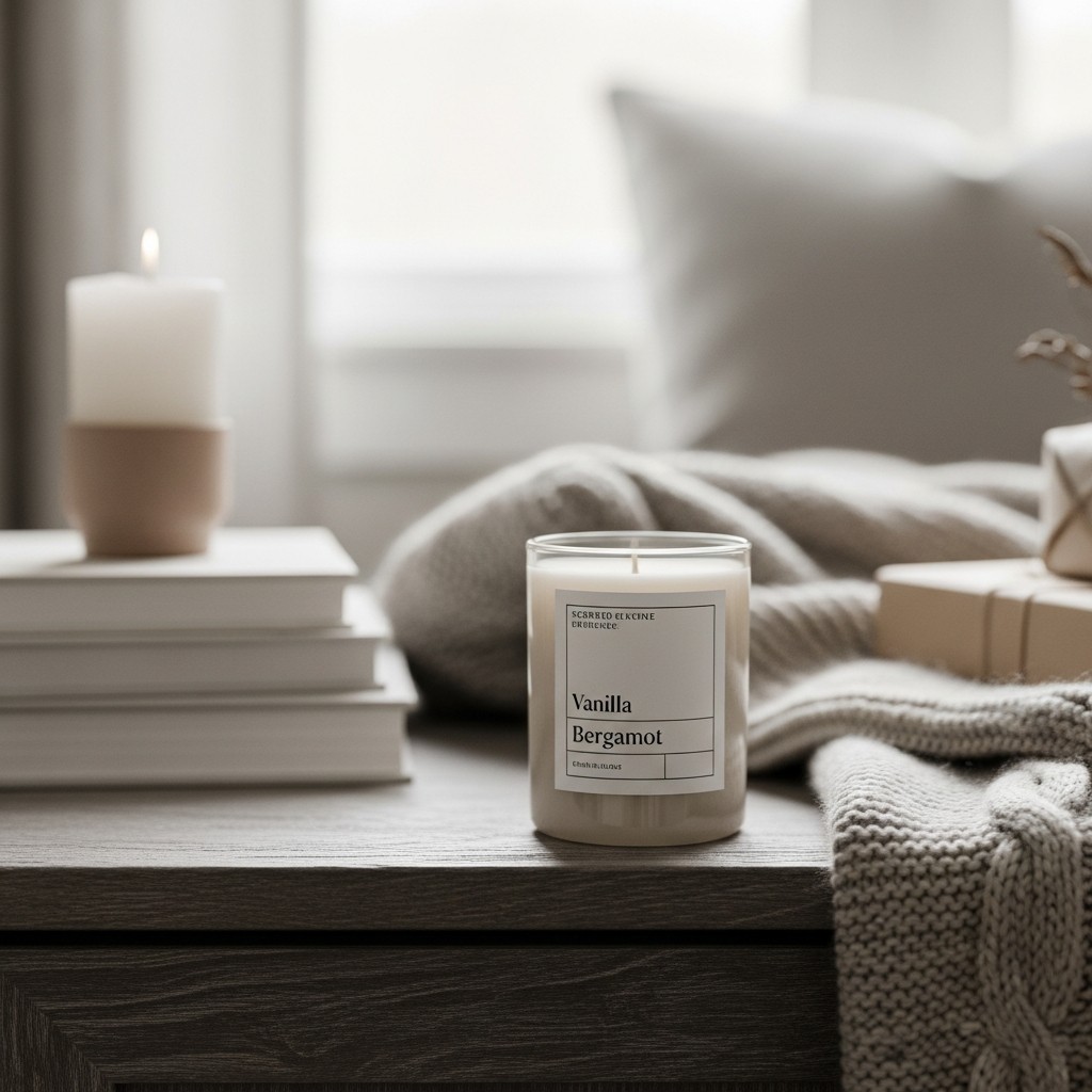 Aesthetic Scented Candle - 50 Beautiful & Budget-Friendly Gift Ideas for Female Friends