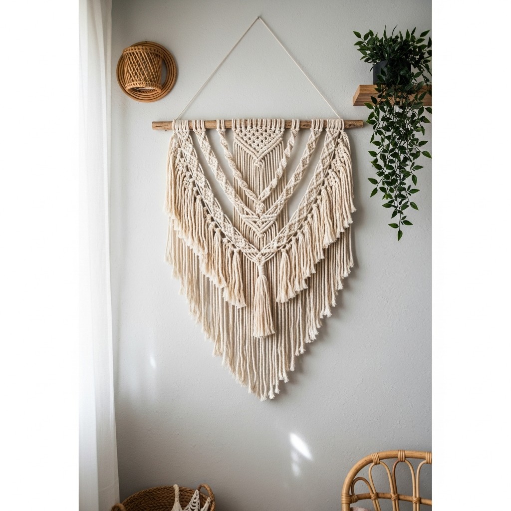 Boho Macrame Wall Hanging - 50 Beautiful & Budget-Friendly Gift Ideas for Female Friends