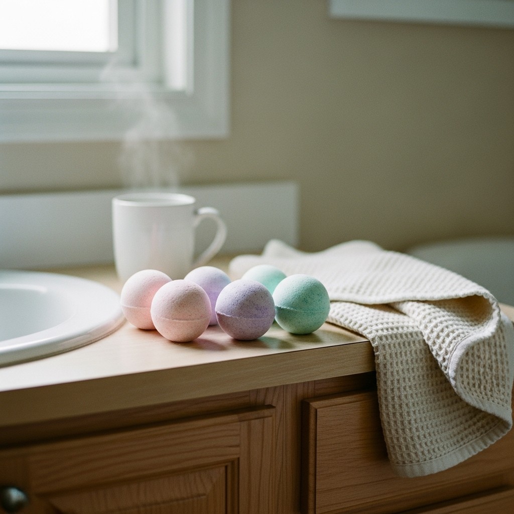 Aesthetic Bath Bomb Set - 50 Beautiful & Budget-Friendly Gift Ideas for Female Friends