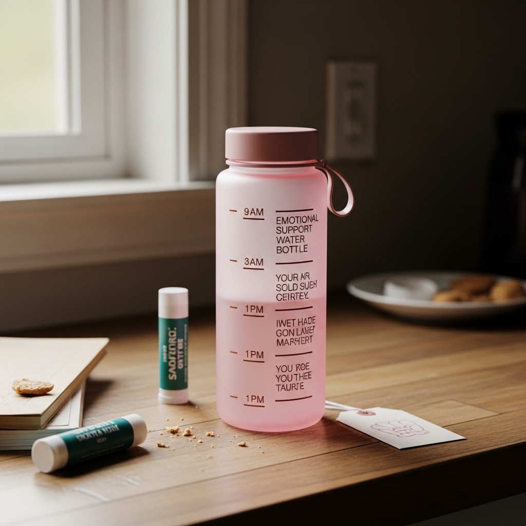 Emotional Support Water Bottle - 50 Beautiful & Budget-Friendly Gift Ideas for Female Friends