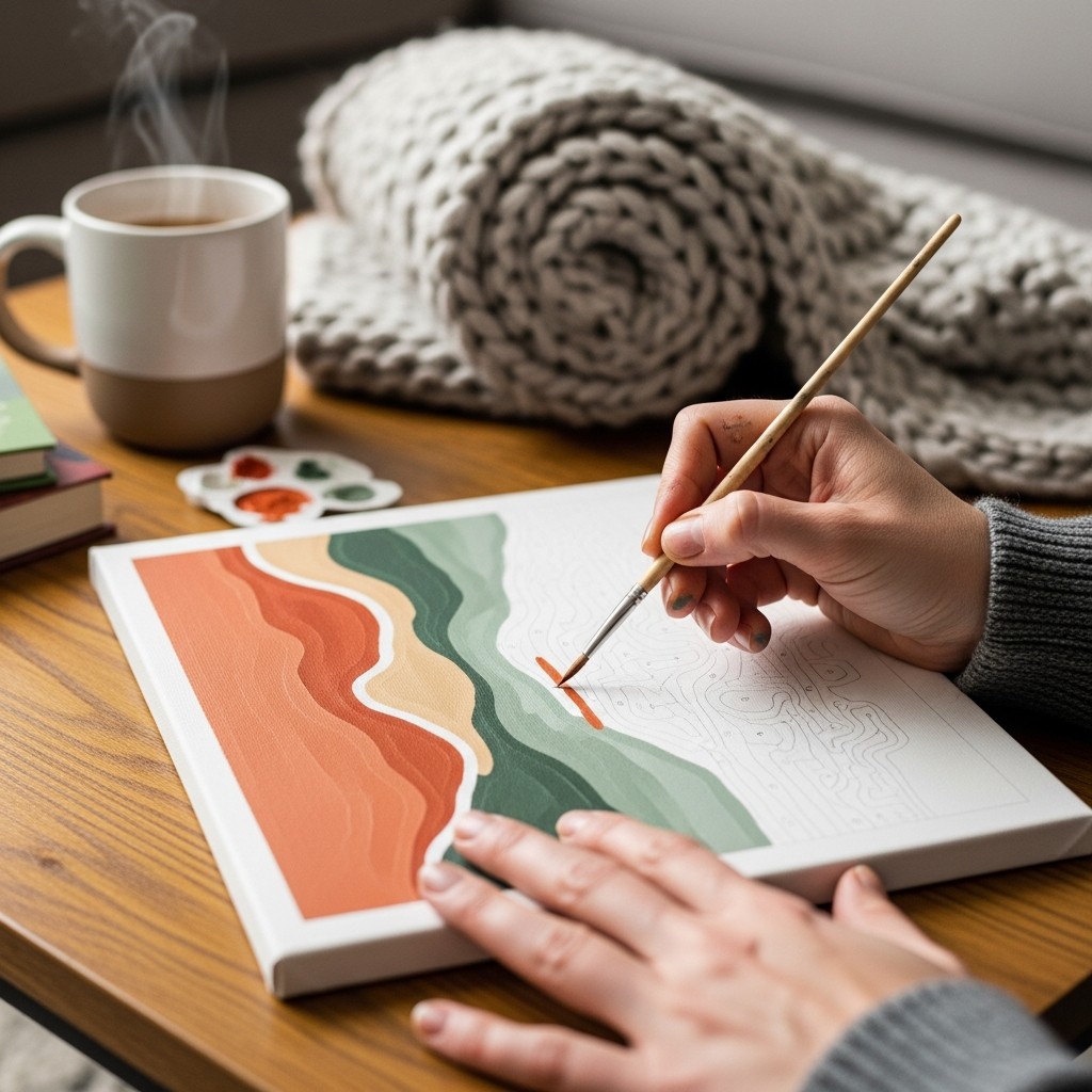 Paint-by-Numbers Kit - 50 Beautiful & Budget-Friendly Gift Ideas for Female Friends