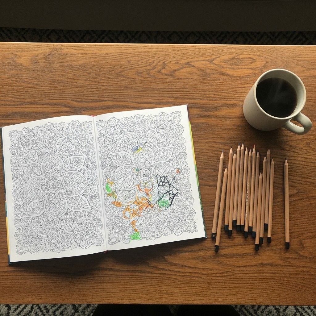 Adult Coloring Book Set - 50 Beautiful & Budget-Friendly Gift Ideas for Female Friends