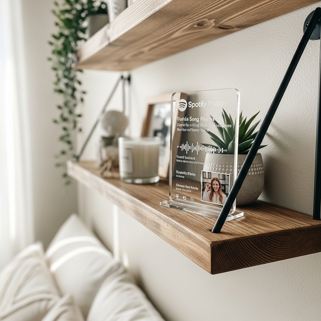 Engraved Spotify Song Plaque - 50 Beautiful & Budget-Friendly Gift Ideas for Female Friends