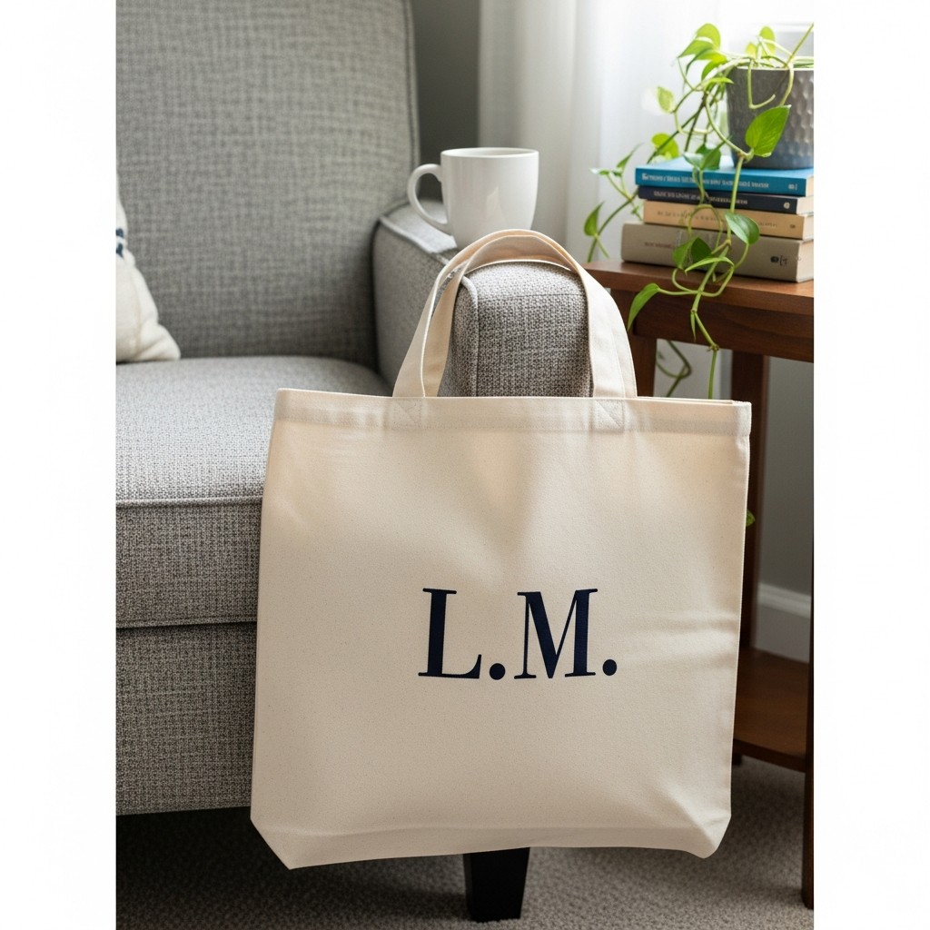 Custom Name Tote Bag - 50 Beautiful & Budget-Friendly Gift Ideas for Female Friends