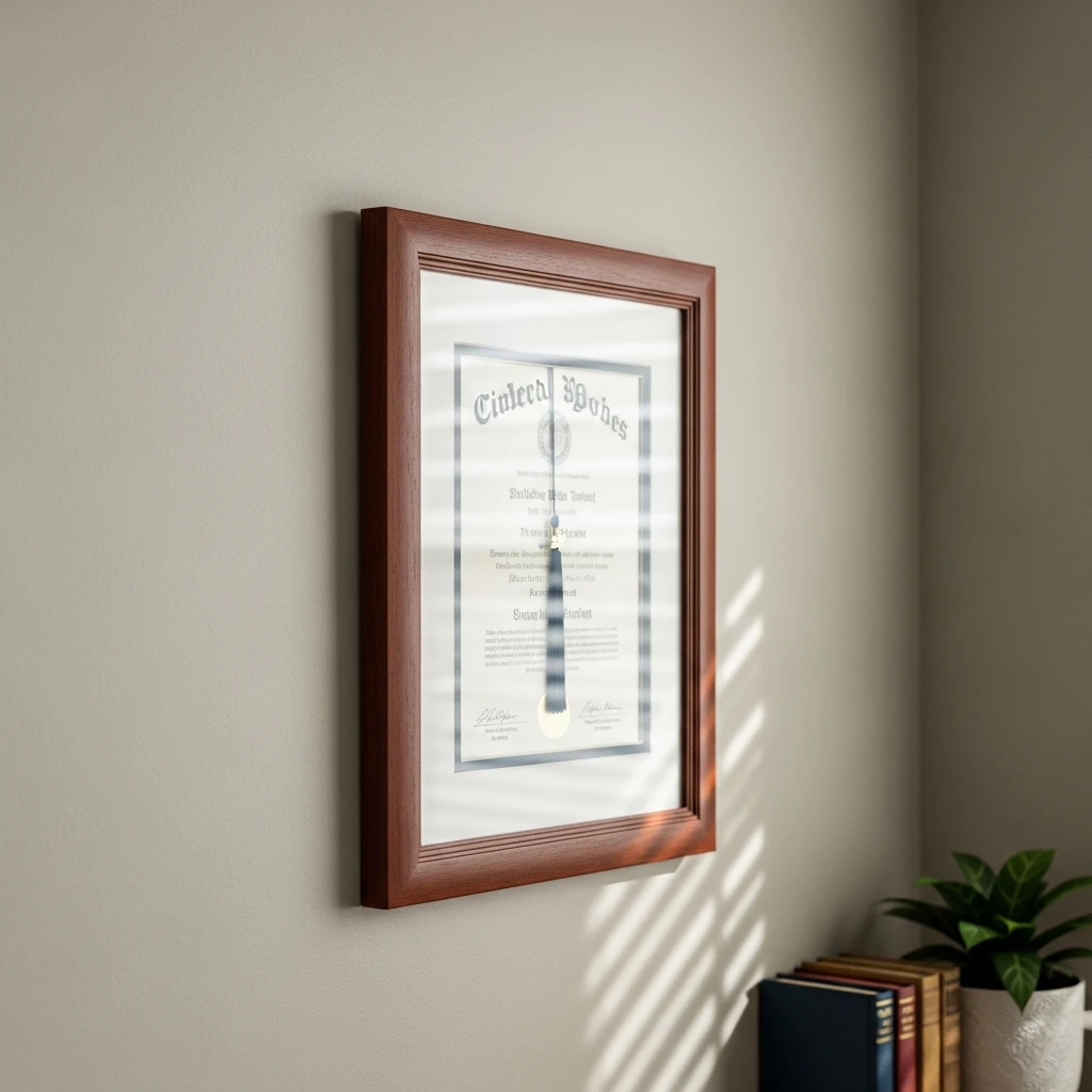 Custom Diploma Frame - 50 Beautiful & Budget-Friendly Graduation Gift Ideas for Your Best Friend