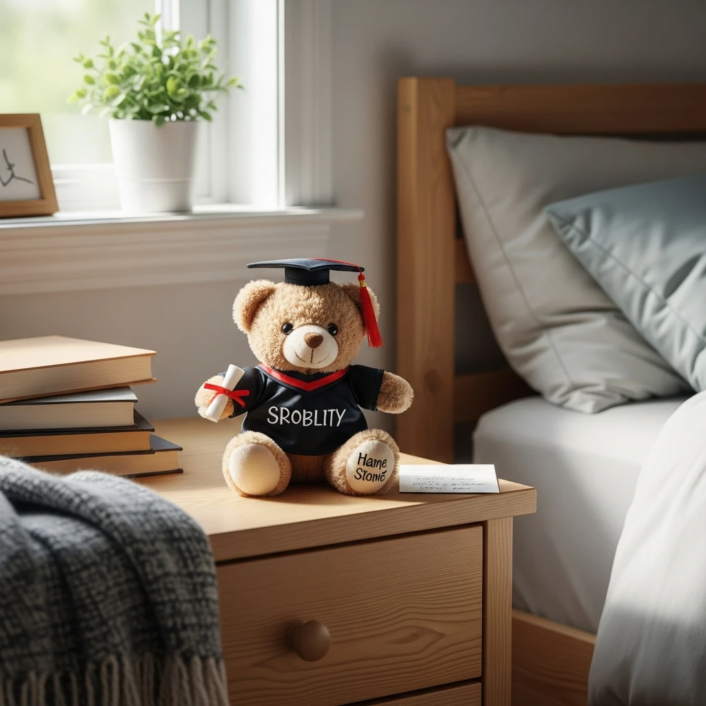 Custom Graduation Bear - 50 Beautiful & Budget-Friendly Graduation Gift Ideas for Your Best Friend