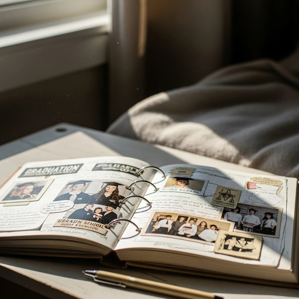 Memory Scrapbook Album - 50 Beautiful & Budget-Friendly Graduation Gift Ideas for Your Best Friend