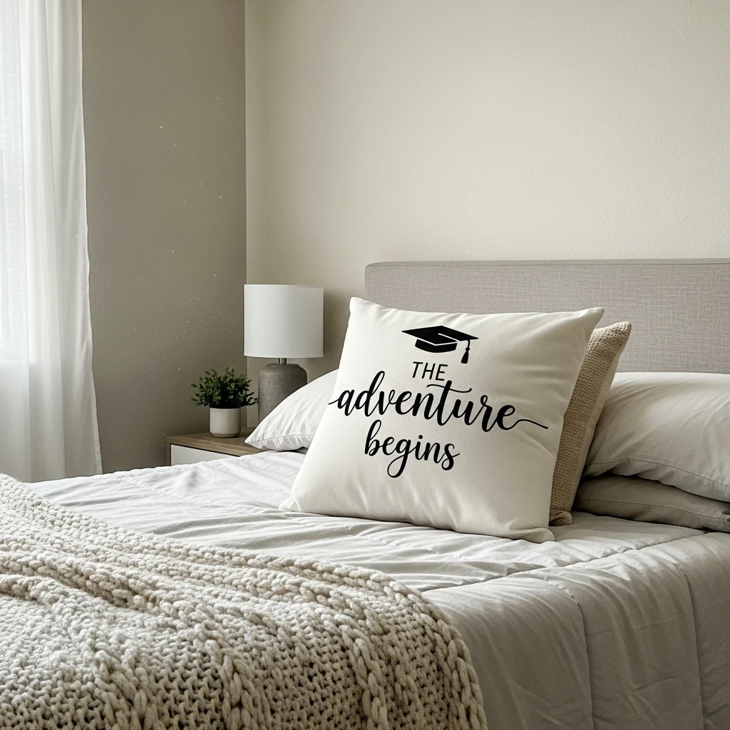 Quote Throw Pillow - 50 Beautiful & Budget-Friendly Graduation Gift Ideas for Your Best Friend