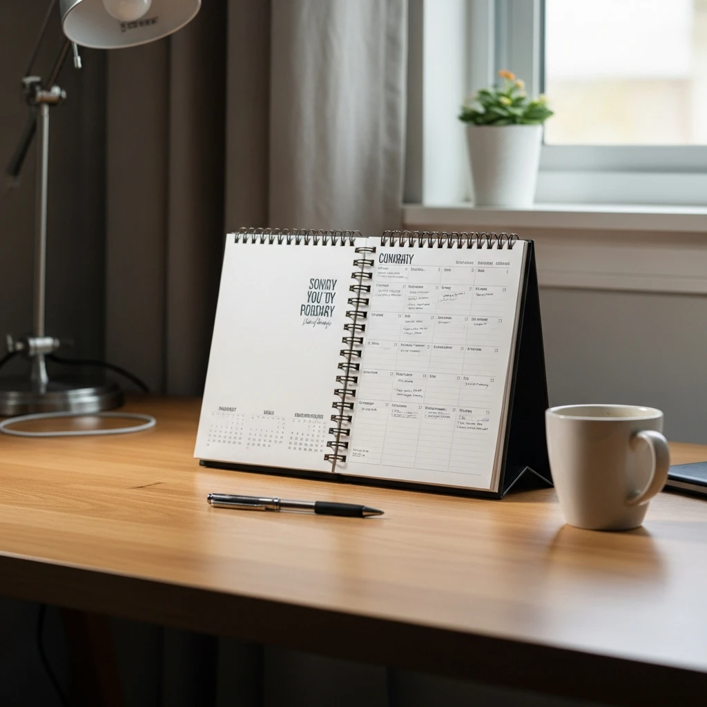 Desktop Calendar Planner - 50 Beautiful & Budget-Friendly Graduation Gift Ideas for Your Best Friend