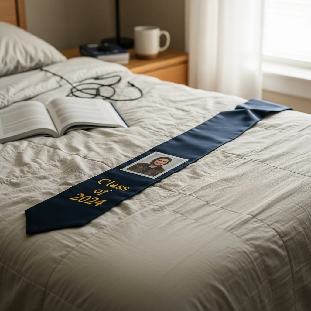 Custom Photo Scarf - 50 Beautiful & Budget-Friendly Graduation Gift Ideas for Your Best Friend