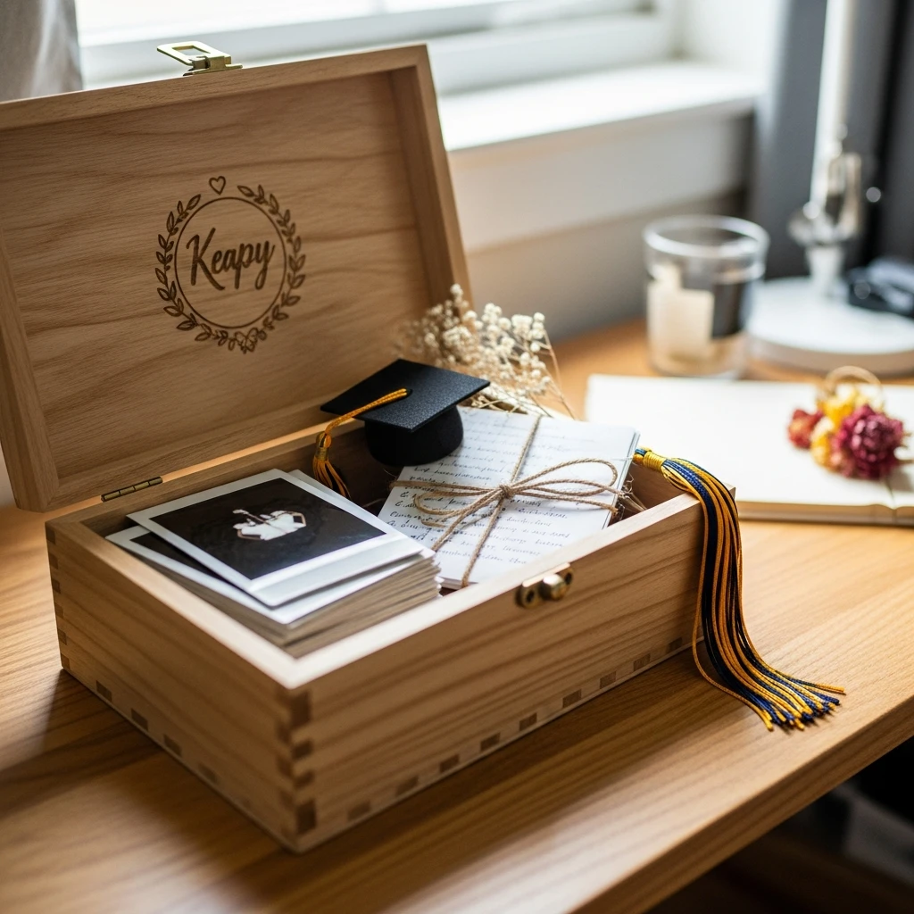 Personalized Keepsake Box - 50 Beautiful & Budget-Friendly Graduation Gift Ideas for Your Best Friend