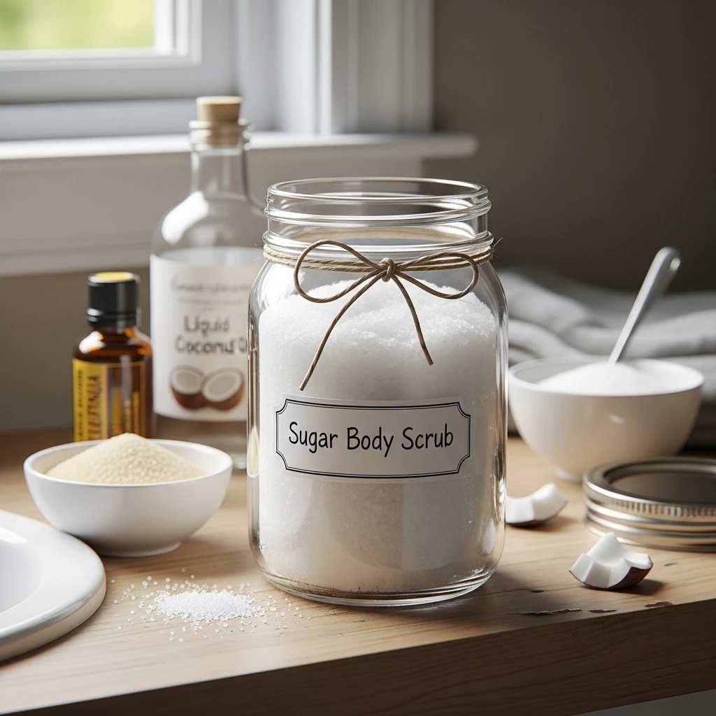 Homemade Sugar Body Scrub - 50 Beautiful Handmade Gift Ideas for Your Best Friend