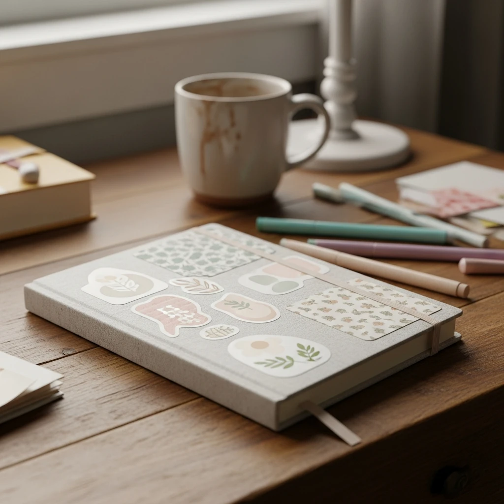 Aesthetic Notebook Cover - 50 Beautiful Handmade Gift Ideas for Your Best Friend