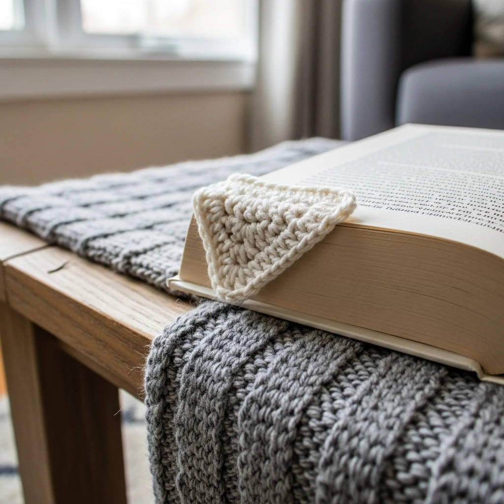 Crochet Corner Bookmark - 50 Beautiful Handmade Gift Ideas for Your Best Friend