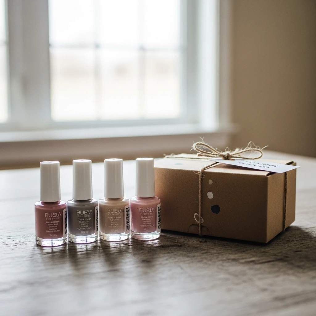 Custom Nail Polish Set - 50 Beautiful Handmade Gift Ideas for Your Best Friend