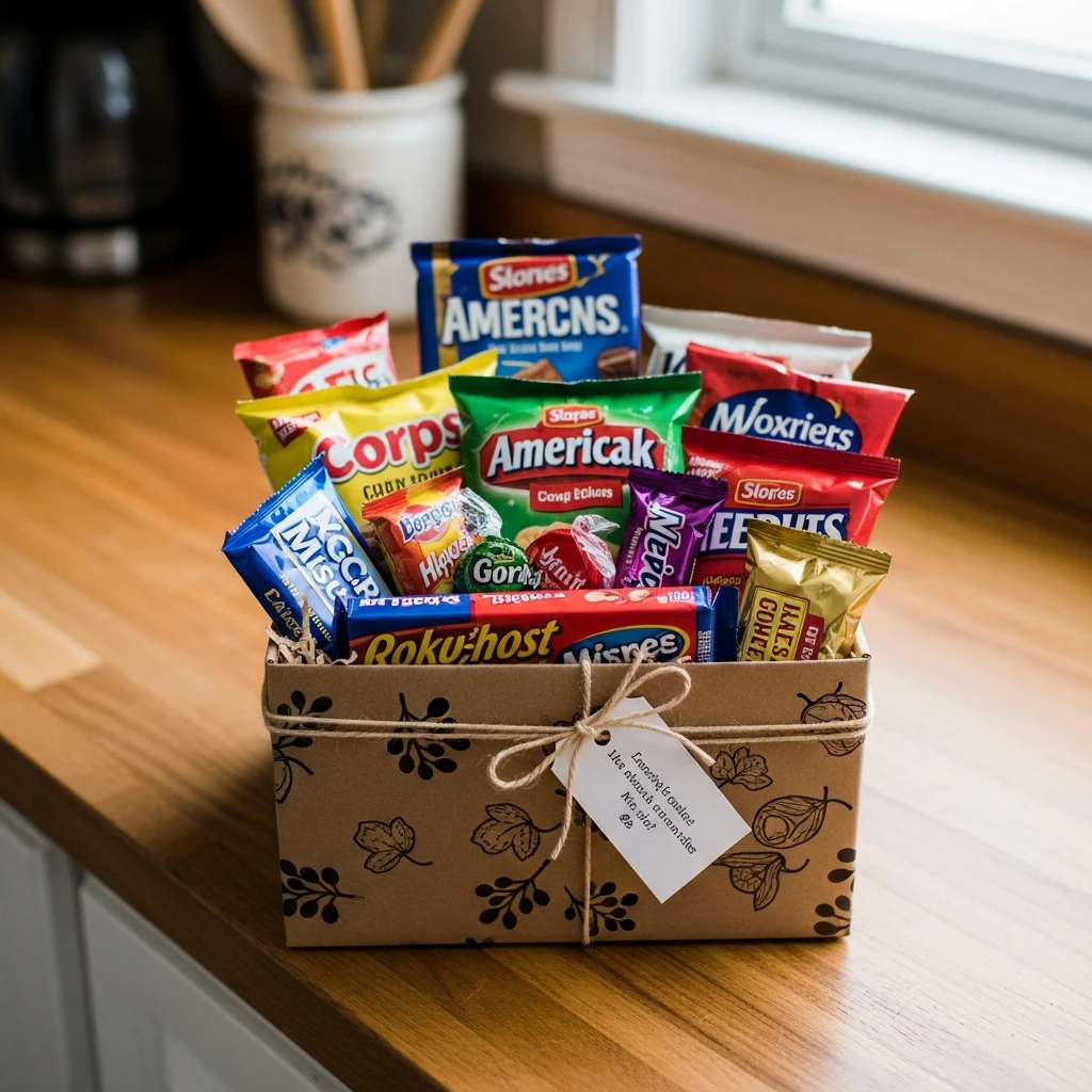 Box of Favorite Snacks - 50 Beautiful Handmade Gift Ideas for Your Best Friend