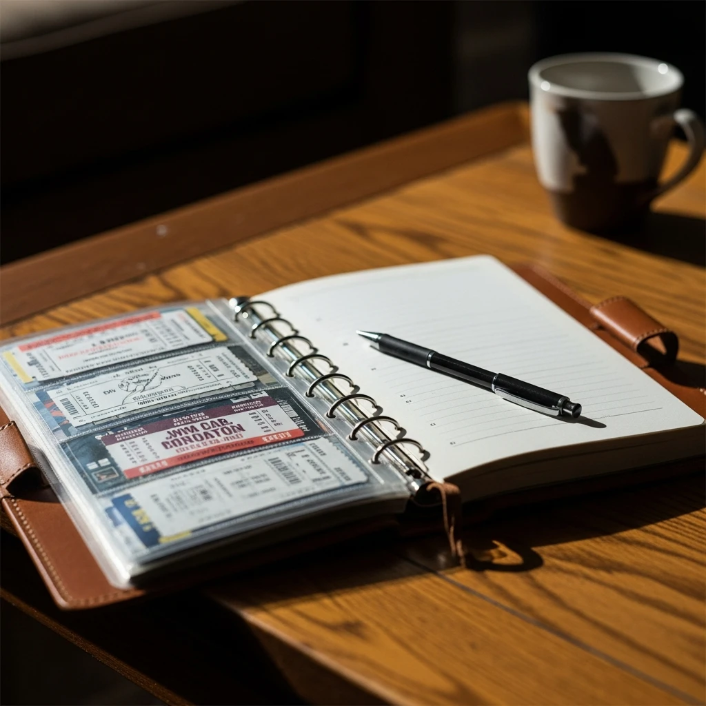 Concert Stub Diary - 50 Beautiful Paper Anniversary Gift Ideas For Him (Budget-Friendly)