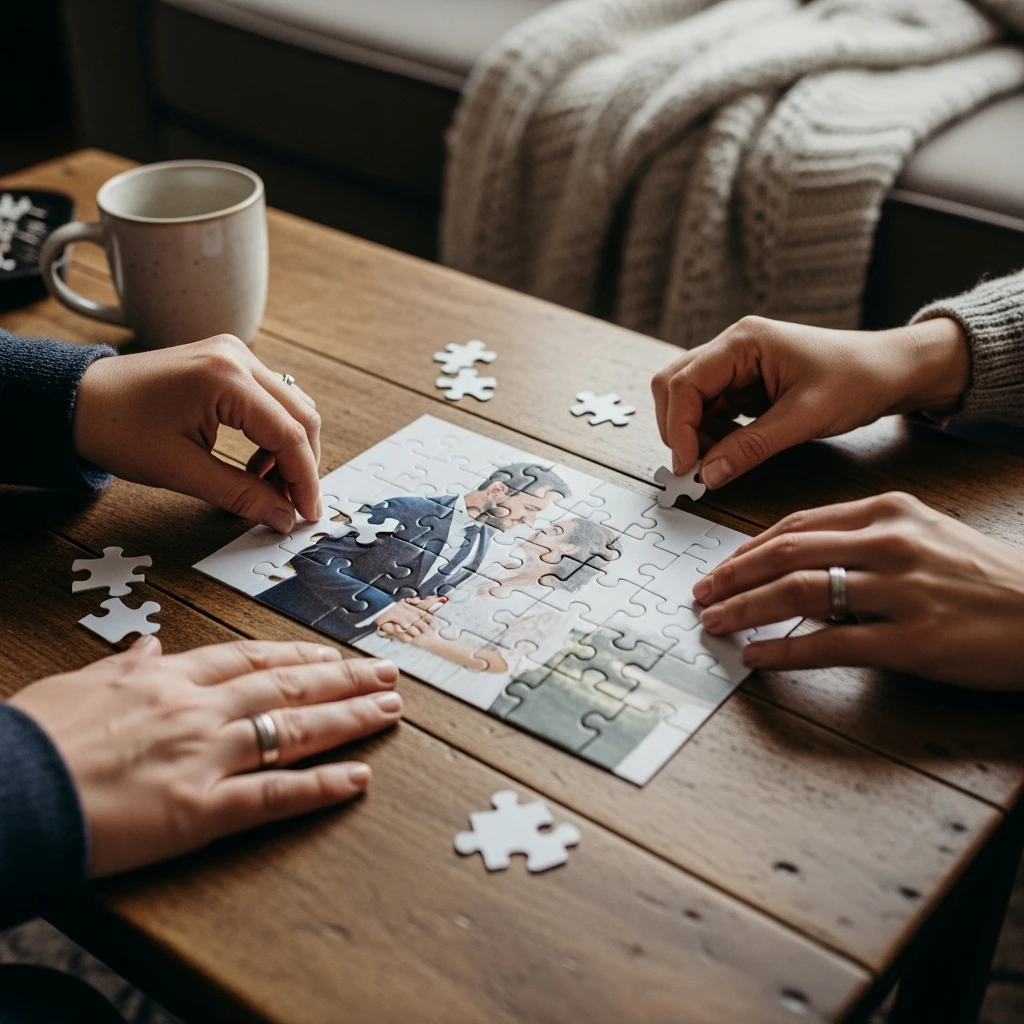 Custom Photo Puzzle - 50 Beautiful Paper Anniversary Gift Ideas For Him (Budget-Friendly)
