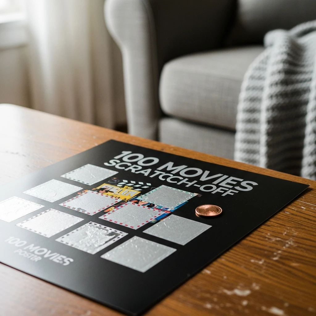 100 Movie Poster - 50 Beautiful Paper Anniversary Gift Ideas For Him (Budget-Friendly)